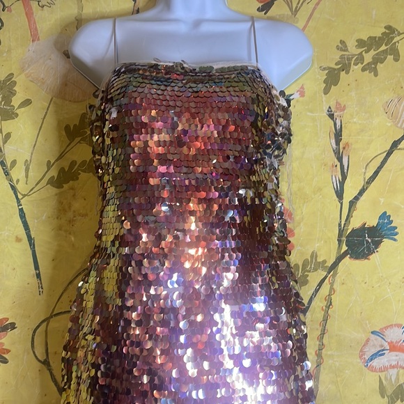 BHLDN × Aidan Mattox Starla Sequin Midi Dress - Picture 5 of 8